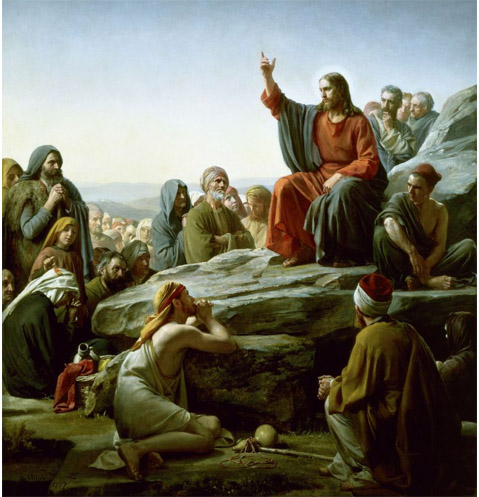Jesus Teaching the Sermon on the Mount