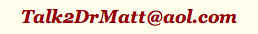 Dr Matt's Email Address