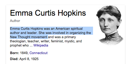 Emma Curtis Hopkins
