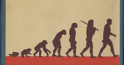 Evil-ution from Fish to Monkey to Man: Fish loses Gills and Grows Legs, no problem!