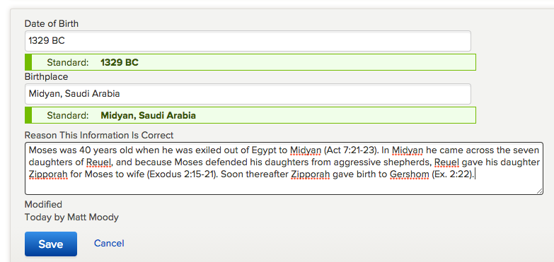 Adding Child at FamilySearch.org