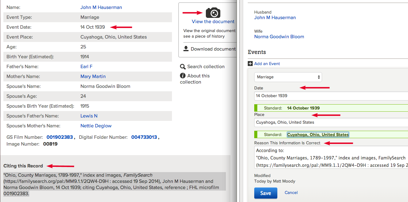 How Copy & Paste is Very Useful when Doing Online Genealogy